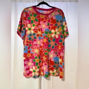 Floral Multicolor Women's Top